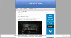 Desktop Screenshot of gnomecoder.wordpress.com