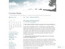 Tablet Screenshot of carolinesmedia.wordpress.com
