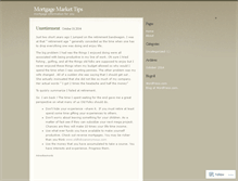 Tablet Screenshot of albertafirstmortgage.wordpress.com