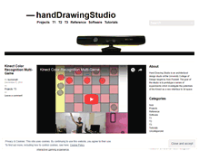 Tablet Screenshot of handdrawingstudio.wordpress.com
