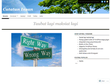 Tablet Screenshot of catataninsan.wordpress.com