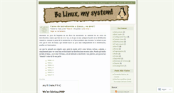 Desktop Screenshot of belinux.wordpress.com