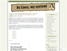 Tablet Screenshot of belinux.wordpress.com