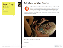 Tablet Screenshot of freeafairy.wordpress.com