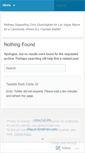 Mobile Screenshot of mothersforchrisg.wordpress.com