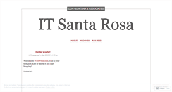 Desktop Screenshot of itsantarosa.wordpress.com