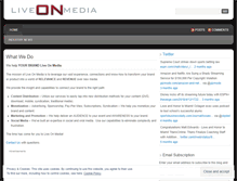Tablet Screenshot of liveonmedia.wordpress.com