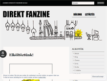 Tablet Screenshot of direktfanzine.wordpress.com