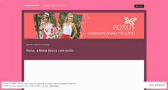 Desktop Screenshot of porusfashion.wordpress.com