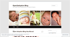 Desktop Screenshot of open2adoption.wordpress.com