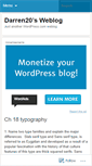 Mobile Screenshot of darren20.wordpress.com