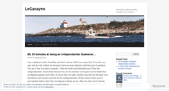 Desktop Screenshot of lecanayen.wordpress.com