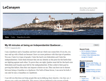 Tablet Screenshot of lecanayen.wordpress.com