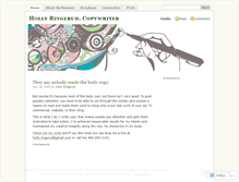 Tablet Screenshot of hollyringerud.wordpress.com
