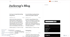 Desktop Screenshot of jacksrap.wordpress.com