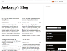 Tablet Screenshot of jacksrap.wordpress.com