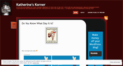 Desktop Screenshot of kattykornertime85.wordpress.com