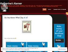Tablet Screenshot of kattykornertime85.wordpress.com