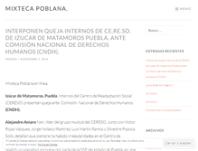 Tablet Screenshot of mixtecapoblana.wordpress.com