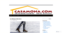 Desktop Screenshot of casamona.wordpress.com