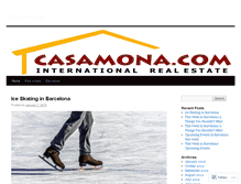 Tablet Screenshot of casamona.wordpress.com