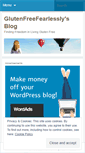 Mobile Screenshot of glutenfreefearlessly.wordpress.com