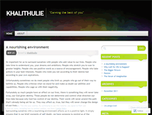 Tablet Screenshot of khalithulie.wordpress.com