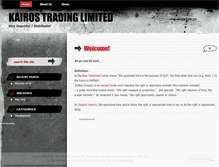 Tablet Screenshot of kairostradinglimited.wordpress.com