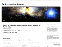 Tablet Screenshot of earthistheaim2.wordpress.com