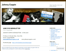 Tablet Screenshot of johnnycoppin.wordpress.com