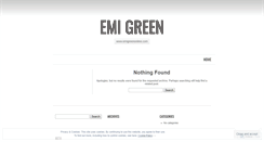 Desktop Screenshot of emigreenmusic.wordpress.com