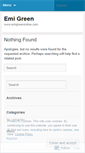 Mobile Screenshot of emigreenmusic.wordpress.com