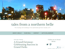 Tablet Screenshot of belleinthenorth.wordpress.com