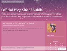 Tablet Screenshot of blognahila.wordpress.com