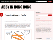 Tablet Screenshot of abbyinhk.wordpress.com