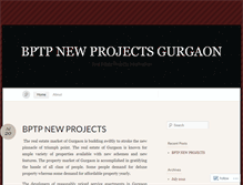 Tablet Screenshot of bptpnewprojectsblog.wordpress.com