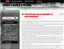 Tablet Screenshot of icarosynthis.wordpress.com