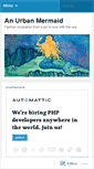 Mobile Screenshot of anurbanmermaid.wordpress.com