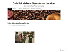 Tablet Screenshot of cafecitomilagroso.wordpress.com