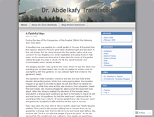 Tablet Screenshot of abdelkafy.wordpress.com