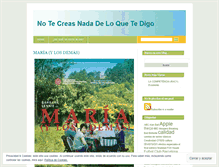 Tablet Screenshot of notecreasnadadeloquetedigo.wordpress.com