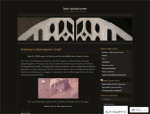 Tablet Screenshot of beerquarrycaves.wordpress.com