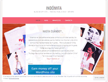 Tablet Screenshot of indomita.wordpress.com