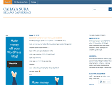 Tablet Screenshot of cahayasura.wordpress.com