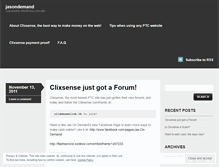 Tablet Screenshot of jasondemand.wordpress.com