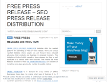 Tablet Screenshot of pressmediawire.wordpress.com