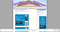 Desktop Screenshot of pinegrovepto.wordpress.com