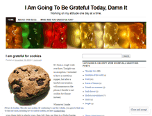 Tablet Screenshot of iamgoingtobegratefultodaydamnit.wordpress.com
