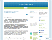 Tablet Screenshot of antiplagio.wordpress.com