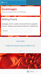 Mobile Screenshot of faceimages.wordpress.com